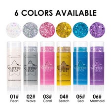 1PCS Sequins Stick Waterproof For Body Face Hair Carnival Party Glitter Stick