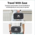 Custodia impermeabile in pelle PU con cinturino regolabile portatile per DJI Min