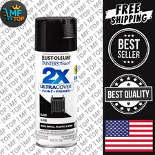 Rust-oleum 12 Oz. Flat Black General Purpose Spray Paint with Maximum Durability