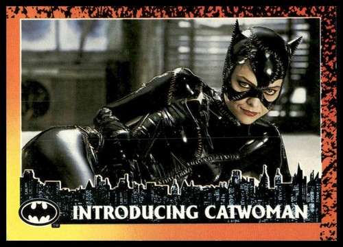 1992 Topps Batman Returns #4 Introducing Catwoman