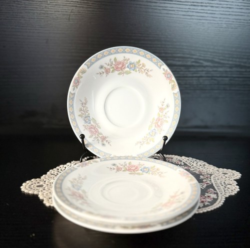 Vintage Retired Town Craft, Summer Love, Saucers, Set Of 3 - Picture 3 of 6