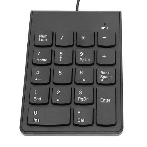 Numeric Keypad 18 Keys USB2.0 Plug And Play Ergonomic Design Portable Size N NEW - Afbeelding 9 van 12
