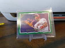 2020 Mike Trout 109/250 Topps Gallery Modern Artists Green   MP-1