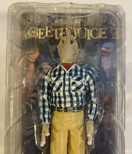 Beetlejuice Stretched Face Adam Figure 2001 New NECA - Picture 6 of 8