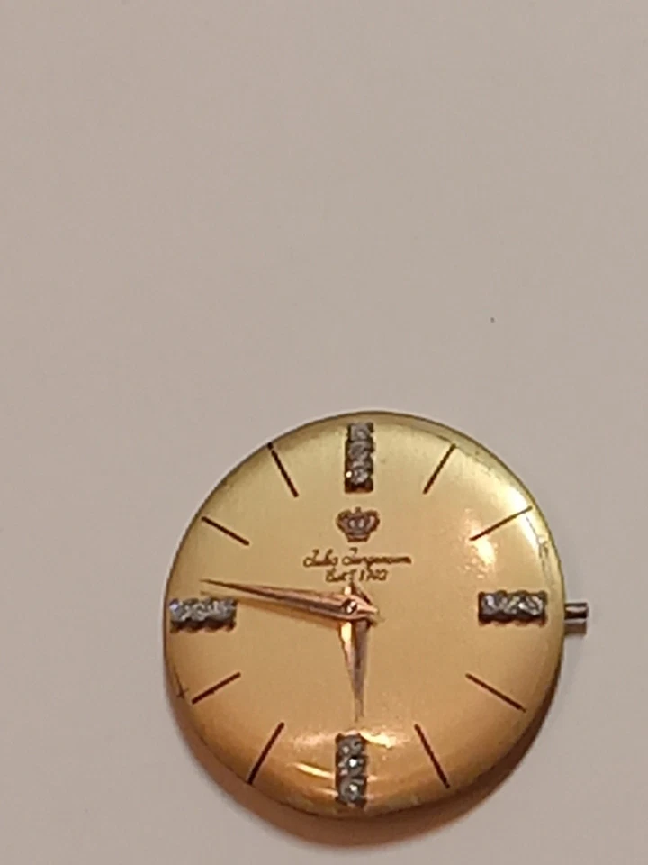 jules jurgensen relógio Movimento Com 12 Diamantes Real Branco Natyral 17 Facas... - Imagem 4 de 4