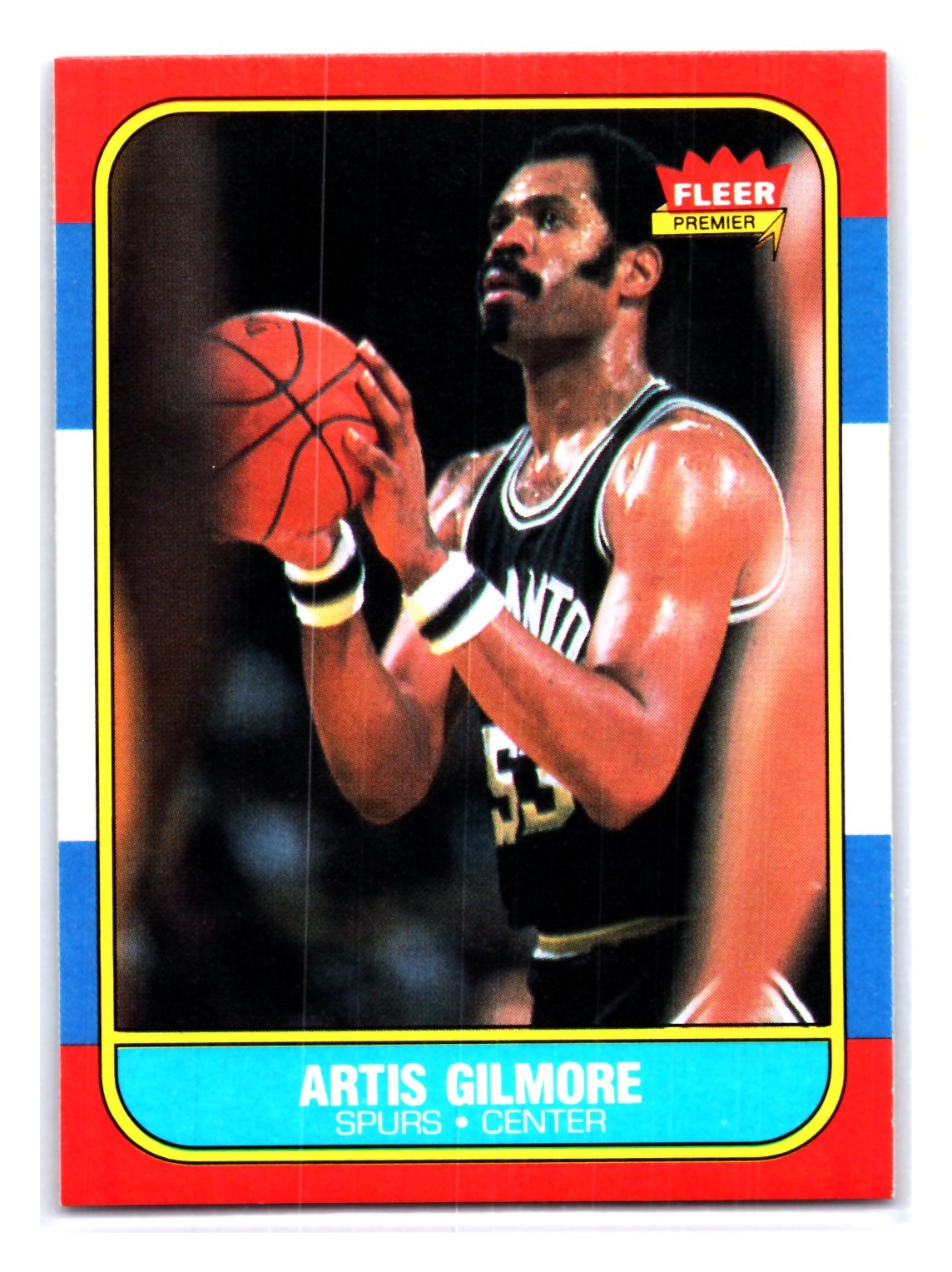 Artis Gilmore 1986-87 Fleer #37 San Antonio Spurs
