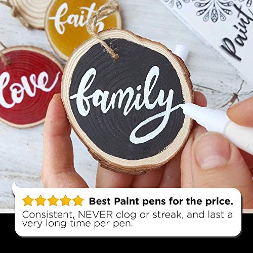 White Paint Pen for Rock Painting, Stone, Ceramic, Glass, Wood, Tire, Fabric, - Picture 5 of 7