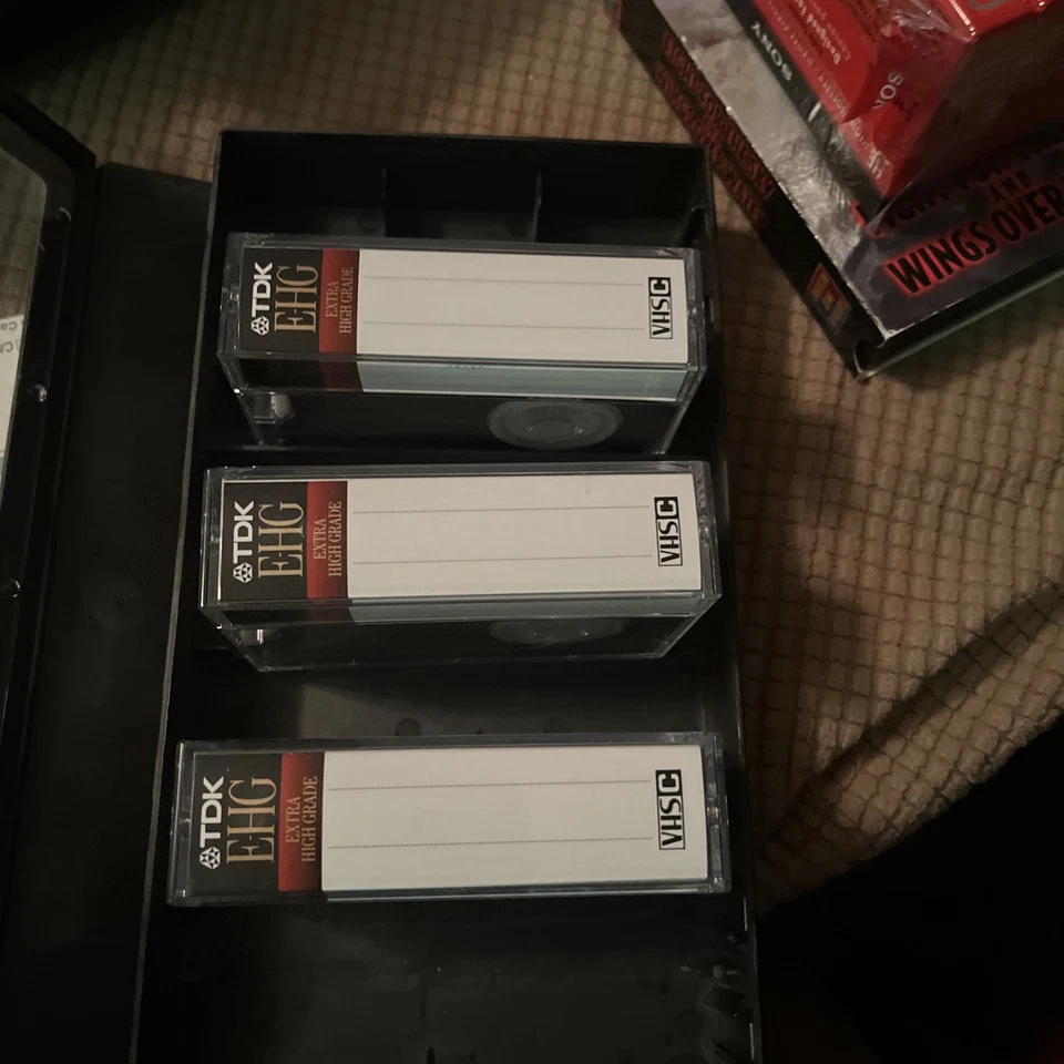 Estojo de videoteca TDK e 3 VHS-C - Imagem 3 de 4