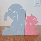 Mo Willems Studio Inc Elephant & Piggie Metal Bookends Elephant and Pig Yottoy