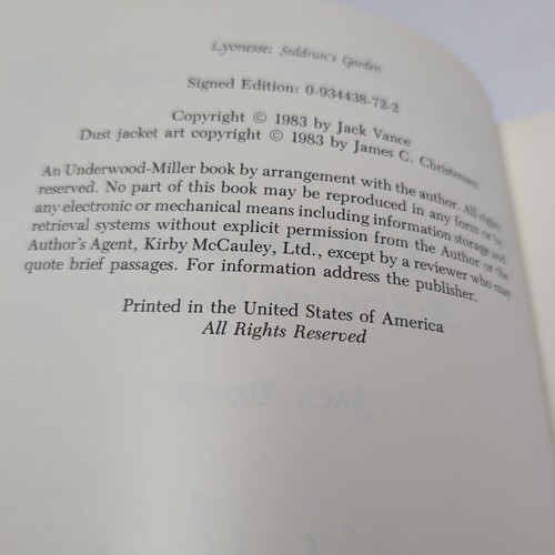 Lyonesse: Suldrun's Garden, Book 1 Signed Edition by Author Jack Vance - Picture 8 of 10