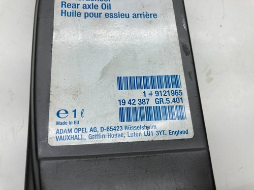 1L LITRO OLIO PER TRASMISSIONE OPEL CHEVROLET ORIGINAL FOR 9121965 1942387 - Imagen 4 de 5