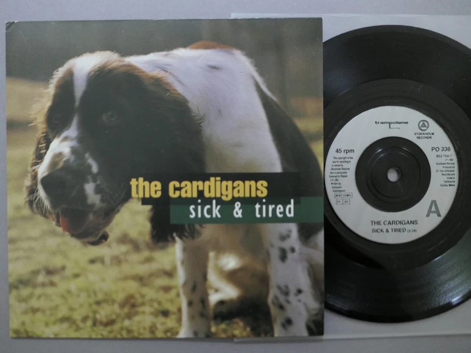 Cardigans – Sick & Tired 7" Single  Trampolene / Stockholm Rec.  UK 1995  MINT- - Bild 3 von 4