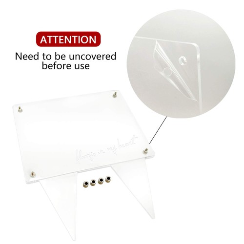 5x7 Waterproof Picture Frame for Grave - Acrylic Outdoor Memorial Cemetery De... - Picture 2 of 7