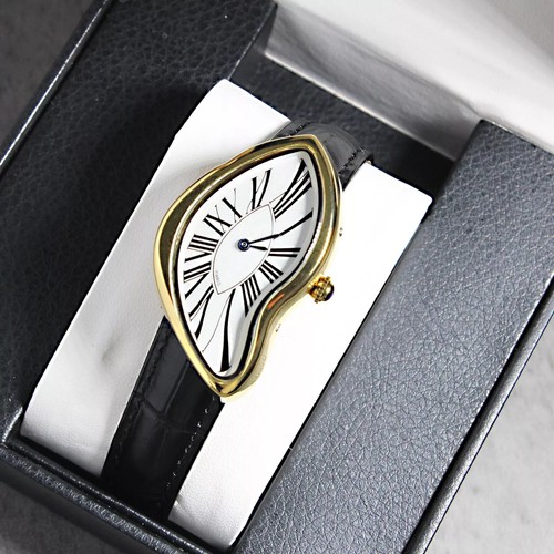 NUEVOMeltingCrash Reloj Dalí París Francés De Colección Raro Forma Irregular Impermeable - Imagen 2 de 26