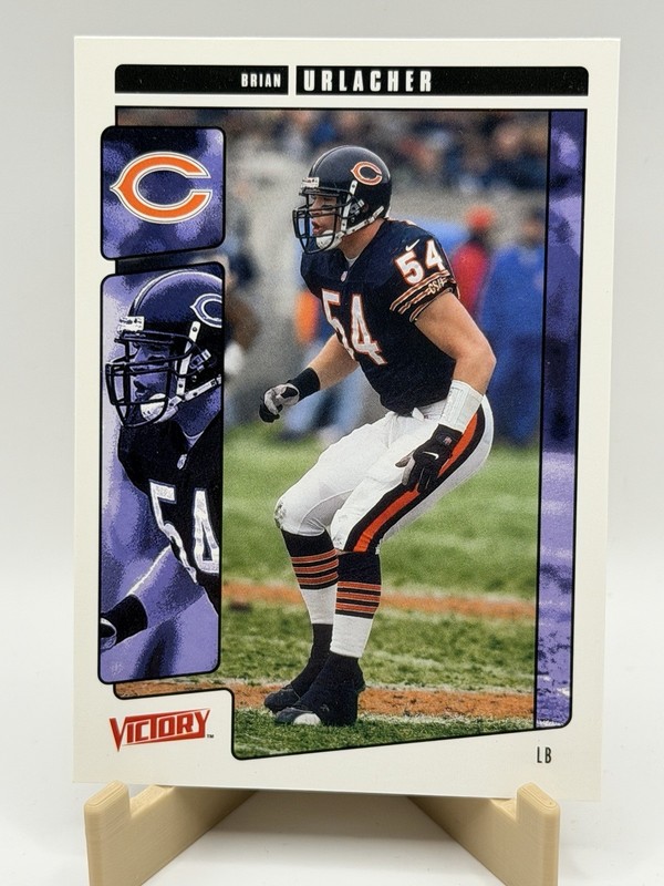 2001 Brian Urlacher Trading Card Bears NFL Hall of Fame LB Collectible Rare
