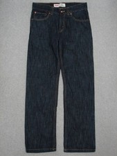QK13458 2014 LEVI'S 514 SLIM STRAIGHT JEANS YOUTH sz16R msr 28"x28" DARK