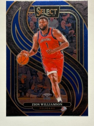 2024-25 Panini Select - Premier Level Zion Williamson #138 - Blue - Pelicans