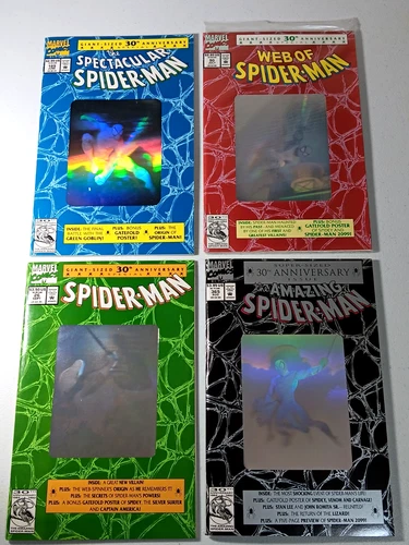 Amazing Spider-Man 30th Anniversary Hologram Set 1992..NM