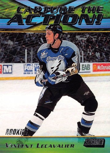 1999-00 Stadium Club Capture the Action #CA9 Vincent Lecavalier - Picture 1 of 2