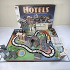 Hotels Board Game Vintage 1987  Milton Bradley Real Estate Game 100% Complete