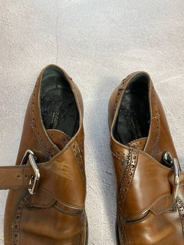 Dolce & Gabbana D&G Brown Leather Buckle Loafers Shoes Men's UK 10 US 11 EU 44 - Picture 5 of 14