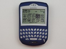 Classic RIM BlackBerry 6210 Cell Phone for AT T - Blue - WORKS - FOR COLLECTORS 