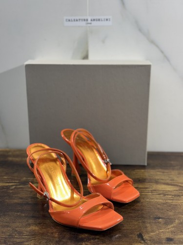 Sergio Levantesi Sandalia Mujer Tania Naranja Luxury Woman Sandal 40 - Imagen 7 de 7