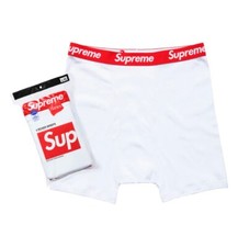 Supreme x Hanes Boxers Briefs 4 pack - White XL Brand New In The Bag