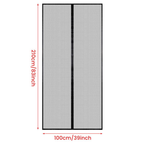 Magnetic Screen Door Mesh Curtain Durable Heavy Duty Mosquito Net Bug Hands Free - Picture 42 of 65