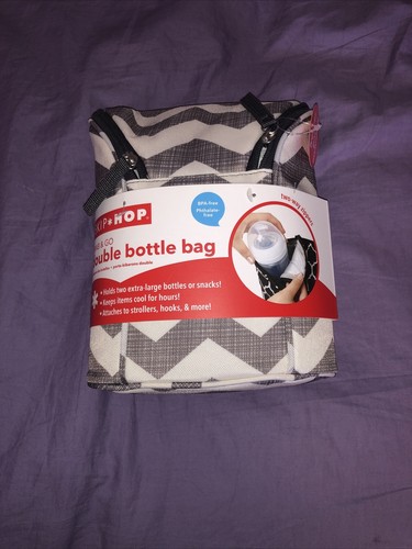 Skip Hop Grab and Go Double Bottle Bag - Chevron - Picture 1 of 4