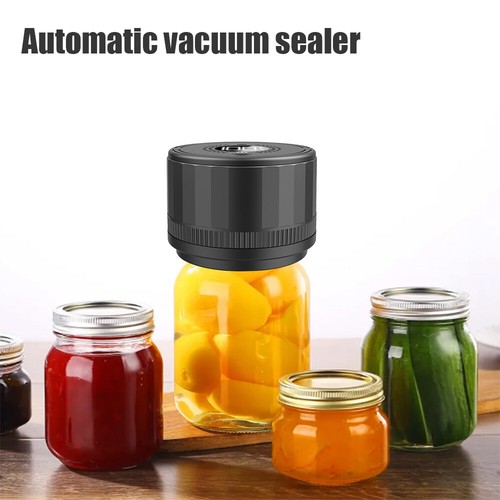 Electric Mason Jar Vacuum Sealer Kit for Wide/ Regular Mouth Mason Jars &10 Lids - Picture 8 of 12