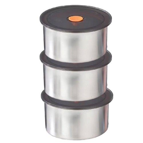 Stainless Steel Food Container Fridge Sealed Crisper Box Lunch Bowls' V8K1 - Picture 13 of 16