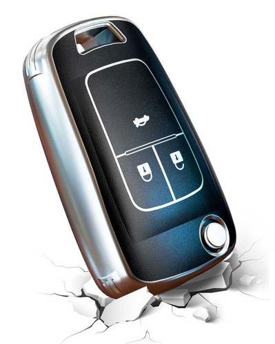 Funda protectora de poliuretano termoplástico FOB para Chevrolet Cruze Camaro Sonic control remoto abatible 3 botones ZY - Imagen 6 de 12