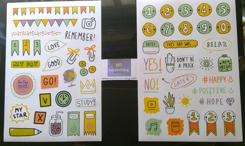 To Do Plan Cartoon Style Funny Graffiti Planner Stickers Journal Work 3/6 sheets - Foto 3 di 9