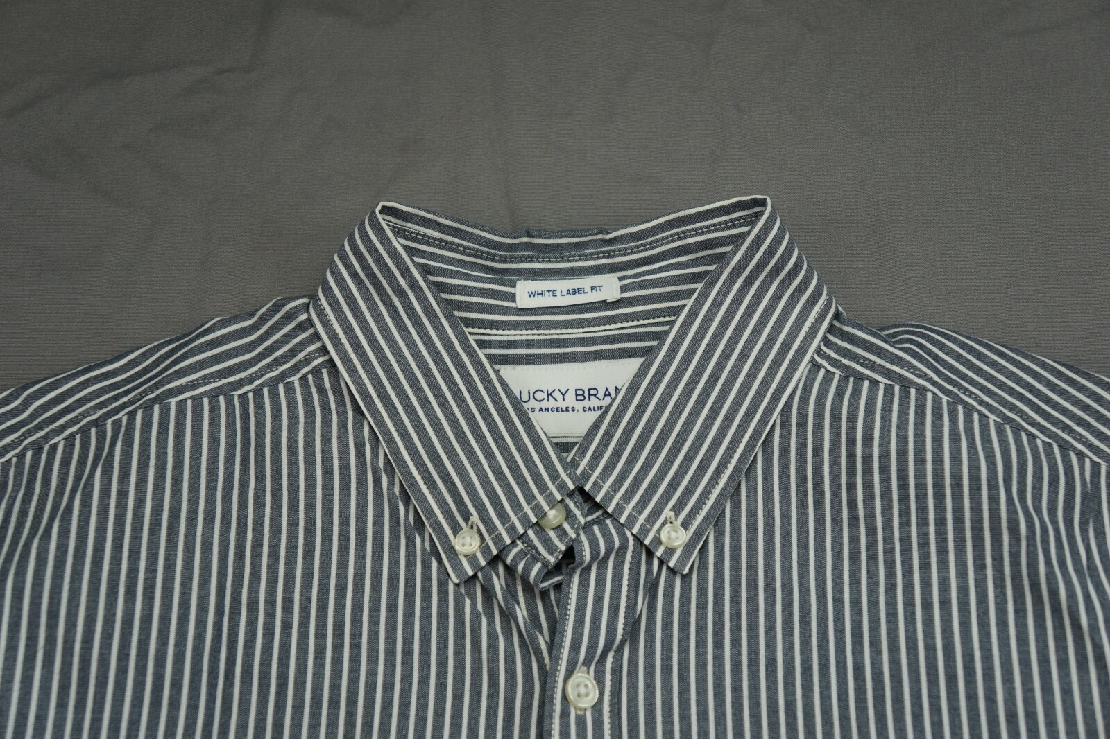 Lucky Brand White Label Fit Long Sleeve Button Fr… - image 3