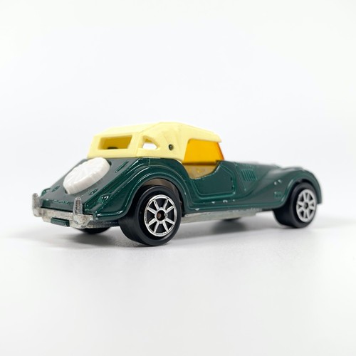 De colección Años 80 Majorette #261 Verde Morgan Roadster Serie 200 Diecast 1:50 - Francia - Imagen 14 de 16