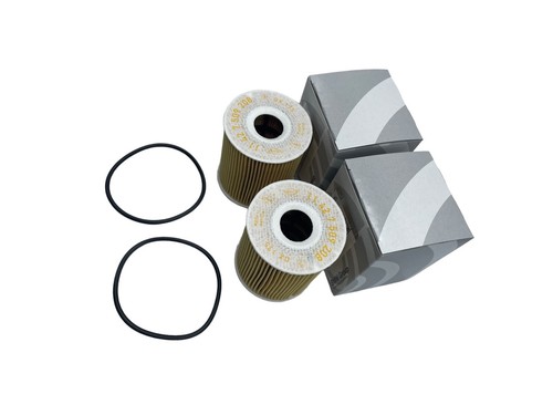 2 Genuine MINI Cooper Engine Oil Filter Kits with O-Ring 11427512446 R50 R52 R53 - Picture 6 of 24