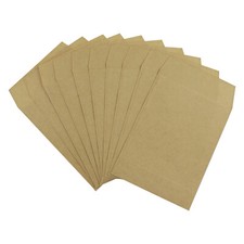 Paper Bag Sachet for Filling as Gift Bag Packaging Brown Natural