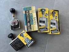 6 Vintage BATES CROWN ENM REGAL Automatic Numerator Dater