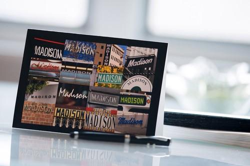 Personalisierte Notizkarten mit Namen auf Fotos von tatsächlichen Schildern (falls vorhanden) - Bild 6 von 7