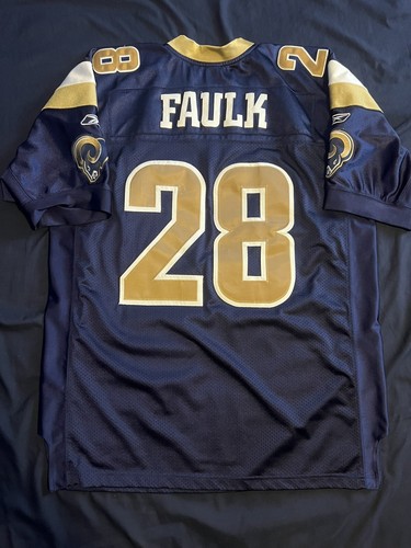 100% Authentic Marshall Faulk St Louis Rams Reebok 52 2XL VTG Throwback - Picture 6 of 7