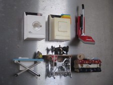 Vintage Acme Refrigerator Magnets - Laundry / Cleaning Appliance Items - 6 pcs