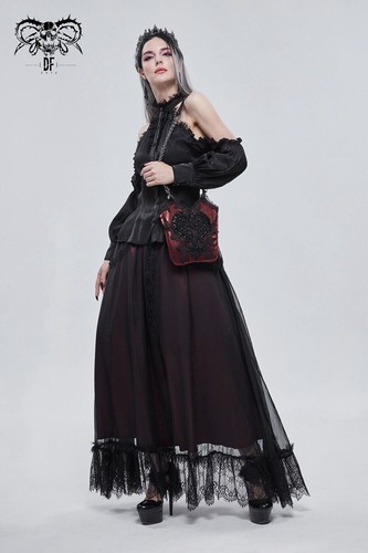 Devil Fashion Gothic Elegant Plush One Shoulder Armpit Bag Cross Body Handbg - Picture 19 of 25