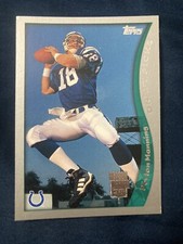 1998 Topps Peyton Manning Season Opener Draft Picks Rookie Card RC #1 Colts 