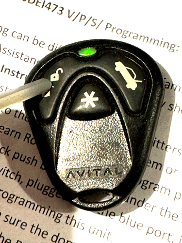 OEM EZSDE1474S keyless remote control car starter key fob Avital 4300 4400 Maxx2 - Bild 5 von 10