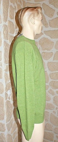 Pull vert avec laine neuf taille XXL marque Bande Originale étiqueté à 69€ (cm) - Imagen 3 de 4