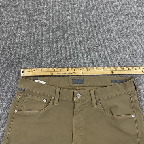 CITIZENS OF HUMANITY Pants Mens 32x30 Brown Gage Classic Slim Chino 5-Pocket USA - Picture 6 of 15