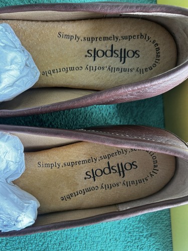 Softspots Promenade Brown Leather Comfort Moccasins Size 8N Shoes NIB-See Pics! - Picture 3 of 5