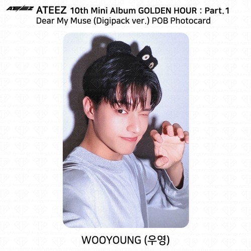 ATEEZ 10th Mini Album Golden Hour Part.1 POB Photocard Complete Set Hellolive KQ - Picture 12 of 108
