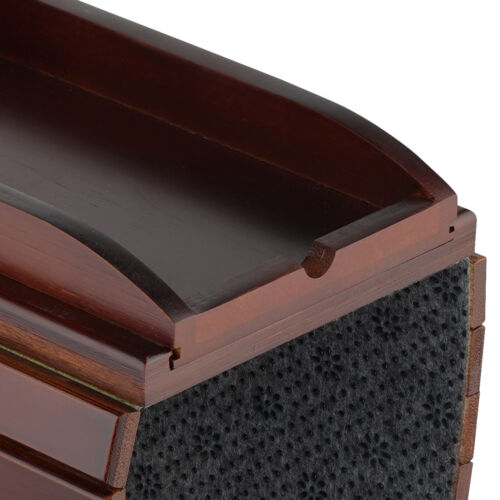 Couch Arm Tray Detachable Couch Cup Holder Tray Phone Holder Foldable Lounge Red - Picture 7 of 10